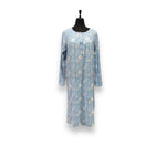 Load image into Gallery viewer, BULK BUY - Women's Micropolar Printed Long Sleeve Gown with Lace Trim (6-Pack or 3-Pack)