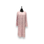 Load image into Gallery viewer, BULK BUY - Women's Micropolar Printed Long Sleeve Gown with Lace Trim (6-Pack or 3-Pack)