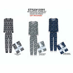 Load image into Gallery viewer, Women's Two Piece Micropolar Pajama Set with Ribbed Neck & Cuffs (GIFT PACKAGED)