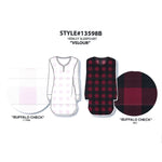 Load image into Gallery viewer, BULK BUY - Women's Velour Sleep Shirt with Buttoned Placket (6-Pack or 3-Pack)