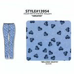 Load image into Gallery viewer, Women's Hacci Sweater Knit Jogger Pants with Satin Bow