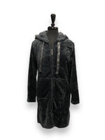 Load image into Gallery viewer, BULK BUY - Women's Plush Flannel Full Zip Hoodie Robe wit Kangaroo Pockets (6-Pack)