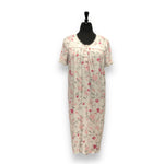 Load image into Gallery viewer, BULK BUY - Women's Peached Jersey Knit Short Sleeve Gown with Lace Ribbon (6-Pack or 3-Pack)