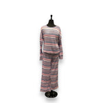 Load image into Gallery viewer, BULK BUY - Women's Two Piece Hacci Sweater Knit PJ Set with Bat Sleeves (6-Pack)