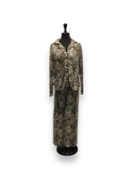 Load image into Gallery viewer, Women's Peached Jersey Knit Notched Collar PJ Set