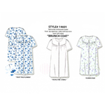 Load image into Gallery viewer, Women's Seersucker Embossed Dusters with Lace & Zipper