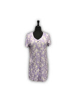 Load image into Gallery viewer, Women's Poly Spandex Ribbed Sleepshirt with Picot Neck & Merrow Edging