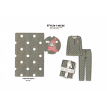 Load image into Gallery viewer, Women's Micropolar Henley PJ Set with 1/2 Placket (GIFT PACKAGED)