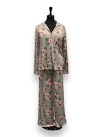 Load image into Gallery viewer, Women's Peached Jersey Knit Notched Collar PJ Set
