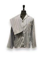 Load image into Gallery viewer, Men's Two Piece Poly Cotton Pajama Set with Matching Pants