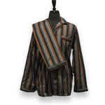 Load image into Gallery viewer, Men's Two Piece Poly Cotton Pajama Set with Matching Pants