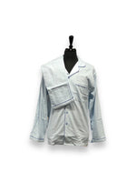 Load image into Gallery viewer, Men's Two Piece 100% Cotton Flannel Notched Collar PJ Set with Chest Pocket