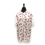 Load image into Gallery viewer, Women's Button-Down Blouse with Notched Collar
