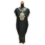 Load image into Gallery viewer, Women's Cotton Budget Friendly Everyday Hamsa Caftans