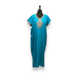 Load image into Gallery viewer, Women's Cotton Budget Friendly Everyday Hamsa Caftans