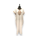 Load image into Gallery viewer, Women's Cotton Budget Friendly Everyday Hamsa Caftans