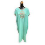 Load image into Gallery viewer, Women's Cotton Budget Friendly Everyday Hamsa Caftans