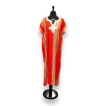 Load image into Gallery viewer, Women's Cotton Budget Friendly Everyday Multicolor & V-Pattern Caftans
