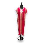 Load image into Gallery viewer, Women's Cotton Budget Friendly Everyday Multicolor & V-Pattern Caftans