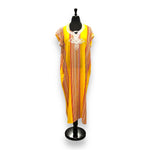 Load image into Gallery viewer, Women's Cotton Budget Friendly Everyday Multicolor & V-Pattern Caftans