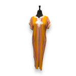 Load image into Gallery viewer, Women's Cotton Budget Friendly Everyday Multicolor & V-Pattern Caftans