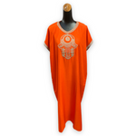 Load image into Gallery viewer, Women's Cotton Budget Friendly Everyday Hamsa Caftans