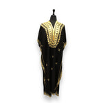 Load image into Gallery viewer, Women's Cotton Budget Friendly Everyday Multicolor & V-Pattern Caftans