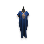 Load image into Gallery viewer, Women's Cotton Budget Friendly Everyday Hamsa Caftans