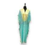 Load image into Gallery viewer, Women's Cotton Budget Friendly Everyday Multicolor & V-Pattern Caftans