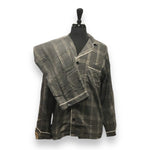 Load image into Gallery viewer, Men's Two Piece Flannel Pajama Set with Matching Bottoms