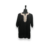 Load image into Gallery viewer, Men's Budget Friendly Short Sleeved Cotton Caftan T-Shirt with Embroidery
