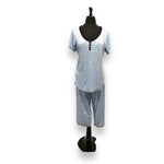 Load image into Gallery viewer, Women's Two Piece Peached Jersey Capri Set with T-Shirt