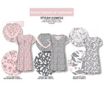 Load image into Gallery viewer, BULK BUY - Women's Peached Jersey Sleep Shirt with Buttons & Lace (6-Pack or 3-Pack)