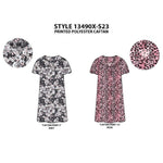 Load image into Gallery viewer, Women's Polyester Printed Short Caftans with V-Yoke