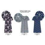 Load image into Gallery viewer, Women's Polyester Printed Short Caftans with V-Yoke