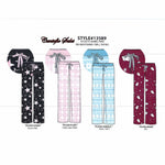 Load image into Gallery viewer, Women's Long Plush Micropolar Pants with Ribbed Waistband & Twill Taping