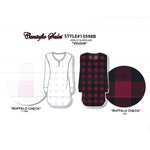 Load image into Gallery viewer, Women's Velour Sleepshirt with Buttoned Placket