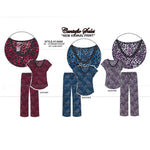 Load image into Gallery viewer, BULK BUY - Women's Two Piece Peachy Knit Pajama Set with Long Pants (6-Pack or 3-Pack)