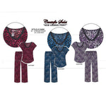 Load image into Gallery viewer, Women's Two Piece Peachy Knit Pajama Set with Capris Pants