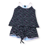 Load image into Gallery viewer, Women's Two Piece Cotton Jersey Knit Boxer Set with Short Cami