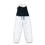 Load image into Gallery viewer, Women's Two Piece Peached Jersey Knit Jogger Set with Cami Top