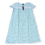 Load image into Gallery viewer, Women's Cotton Jersey Knit Short Sleeve Gown with Lace Ribbon