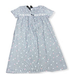 Load image into Gallery viewer, Women's Cotton Jersey Knit Short Sleeve Gown with Lace Ribbon