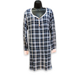 Load image into Gallery viewer, BULK BUY - Women's Peached Jersey Night Shirt with Buttoned Placket (6-Pack or 3-Pack)