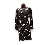 Load image into Gallery viewer, BULK BUY - Women's Plush Micropolar Printed Long-Sleeved Nightshirt (6-Pack)
