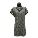 Load image into Gallery viewer, Women's Peached Knit Sleep Shirts with Lace Insert, Satin Bow & Pendant