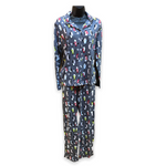 Load image into Gallery viewer, BULK BUY - Women's Two Piece Peached Jersey Pajama Set with Notched Collar (Gift Packaged) (6-Pack)