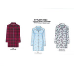 Load image into Gallery viewer, Women's Peached Jersey Sleepshirts with Notched Collar