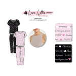 Load image into Gallery viewer, BULK BUY - Women's Two Piece Peached Jersey Capri Set with Crew Neck T-Shirt (6-Pack)