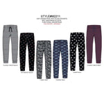 Load image into Gallery viewer, BULK BUY - Men's Peached Jersey Knit Cuffed Jogger Pants with Slash Pockets (6-Pack)